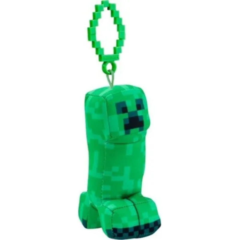 Minecraft Λούτρινο 15εκ. Με Κλιπ – Creeper [MNC12000] – Fantom Toys